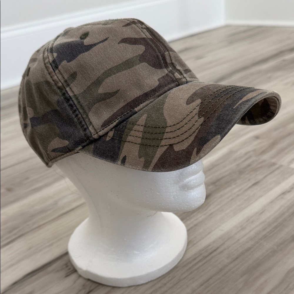 Lucky Brand Distressed Camouflage Men’s Baseball Cap